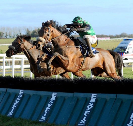 Knockfierna gives it everything at the last on the way to short-heading Start Me Up