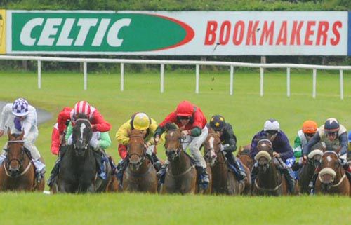A Celtic advert at Fairyhouse