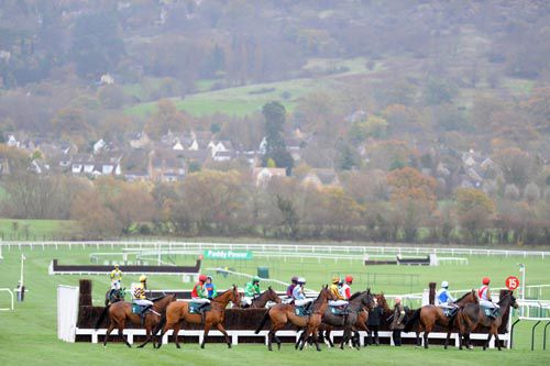Cheltenham frozen in places