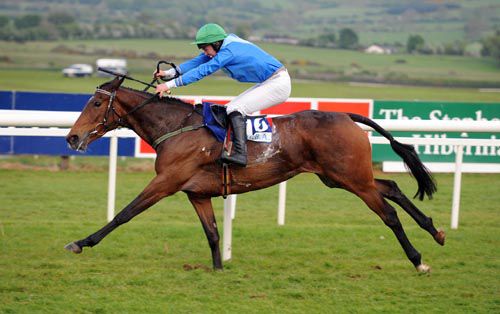 Whatwillwecallher stretches clear under Gerry Mangan