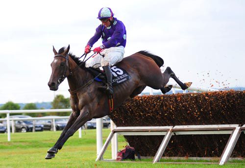 Miss Mary Mac and John Cullen clear the last