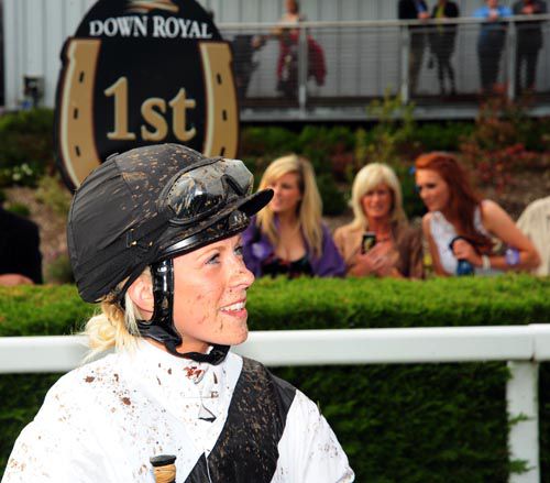 Northern lass Samantha Bell was a popular winner at Down Royal this afternoon