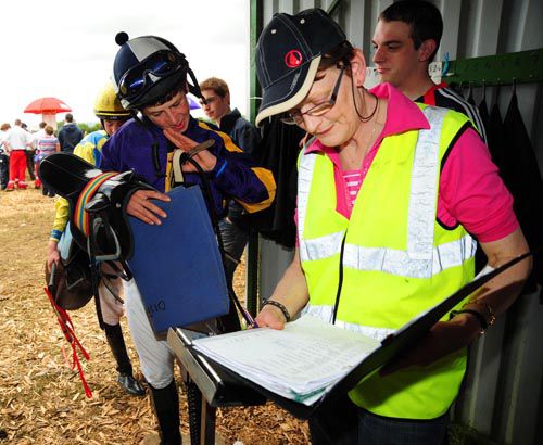 Oisin Murphy weighing out in his pony racing days
