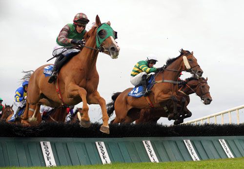 Information and Eddie O'Connell (nearest) on their way to victory