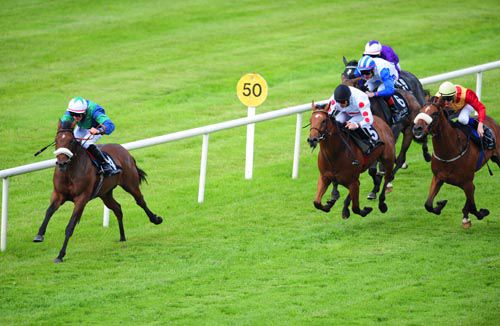 Slim Chance sprints away from her rivals at Down Royal