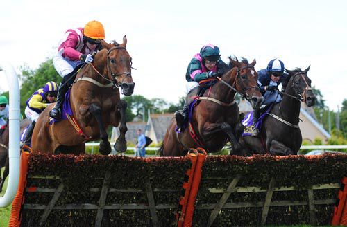 Dirty Den (left) holds a fractional lead over the last