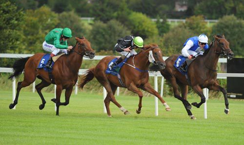 Future Generation, right, does it from the front at Leopardstown in the Group 3 feature
