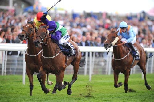 Margot Did and Hayley Turner winning for trainer Michael Bell 