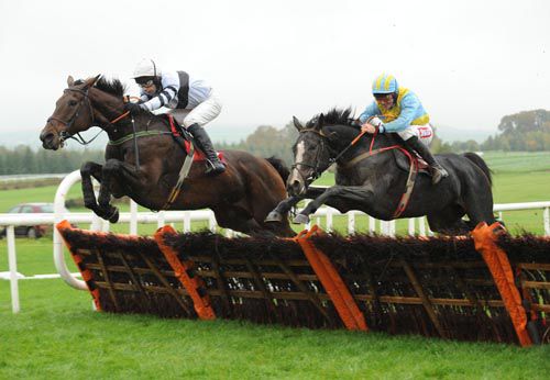 Springfield Way and Tom Doyle have a narrow lead over Thewesthowaya at the last