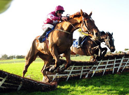 Toostrong kicks the last out of the ground but it made no difference to him at Fairyhouse