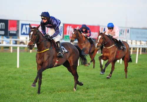 Fickle Fortune and Nina Carberry coast home in Down Royal's bumper