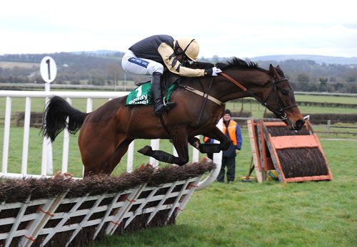 Felix Yonger and Ruby Walsh clear the final flight