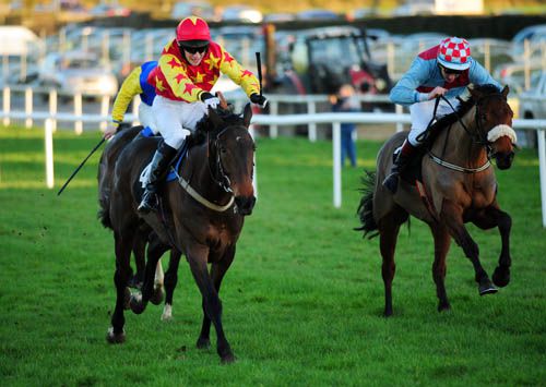 Dantes Firth (Pat Foley) takes the bumper