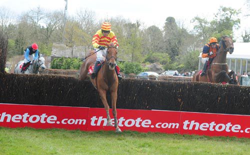 China Rock leads over the last from <br>Follow The Plan (right) and Quel Esprit