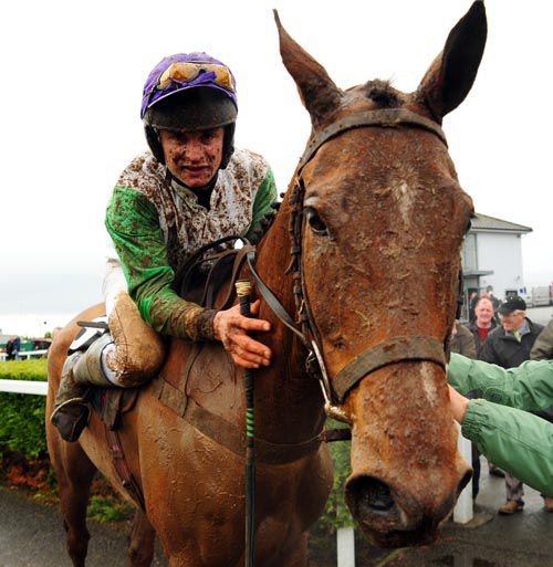 Tammys Hill & James Smyth in the parade ring after their win