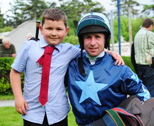 Owner's son Ben Caldwell with Jason McKeown
