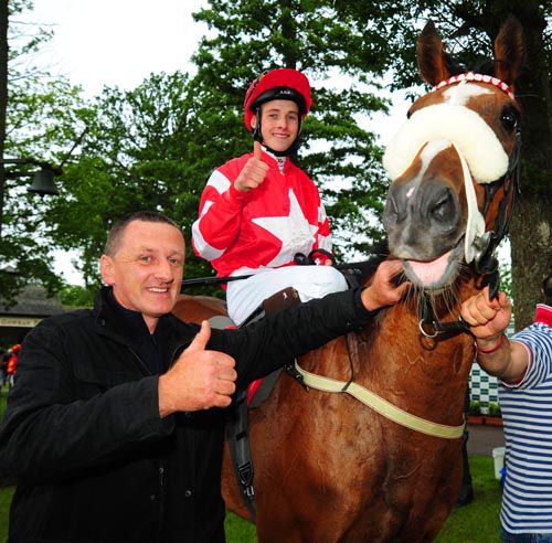 Pat Breen & O'Donnell with Apache Gold 