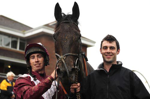 The Great Shanghai with jockey Mattie Bowes and trainer Philip Byrne
