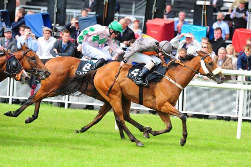 Bubbly Bellini is driven out by Ian Brennan from First In Command on his inside