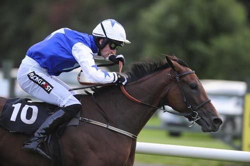 Reine Angevine and Patrick Mullins on their way to victory