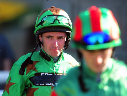 Tom Eaves was one of the five jockeys involved in the incident