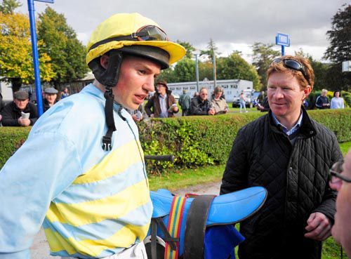 Denis Leahy, seen here with jockey Adrian Heskin