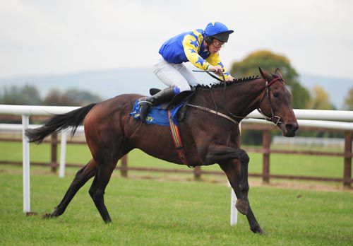 Rory O'Moore enjoys himself at the head of proceedings
