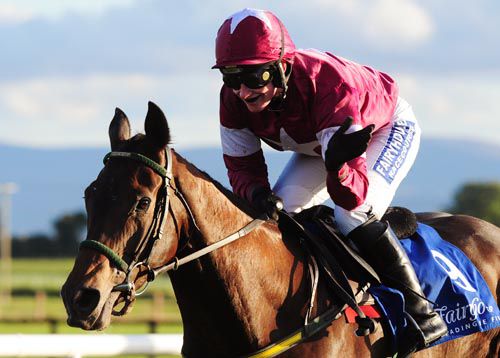 Ally Cascade (Nina Carberry) easily wins the bumper