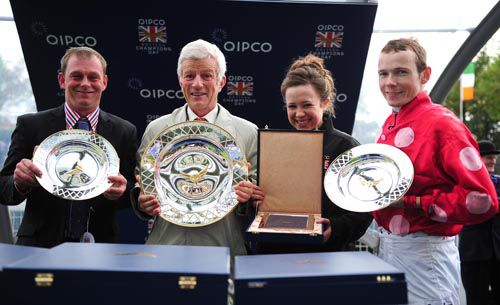 Maarek's connections; trainer David Nagle, joint owner Peter McCutcheon, groom Anna May Kearney and Jamie Spencer