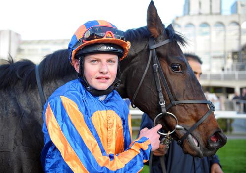 Connor King rides at Newcastle today
