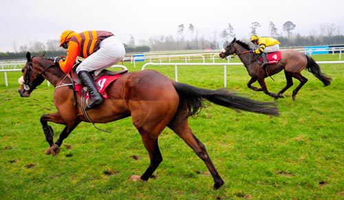 Novarov (nearest) swoops to claim Castle Wings