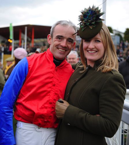 Ruby Walsh pictured with wife Gillian