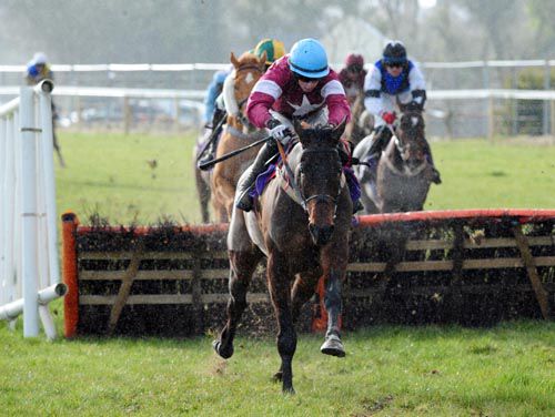 Gates Of Rome races away from the last on his way to victory under Bryan Cooper