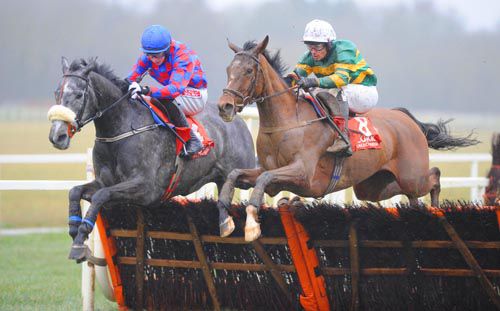 Never Enough Time (nearside) comes through to beat Harlekin