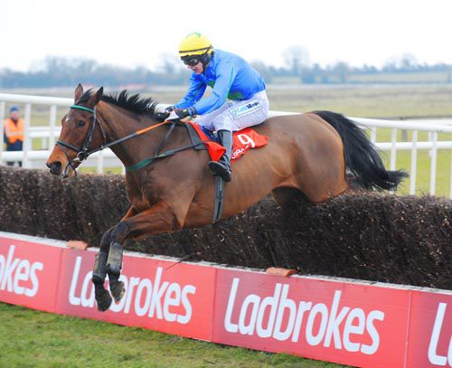 Carlowsantana put in a terrific frontrunning display at Fairyhouse