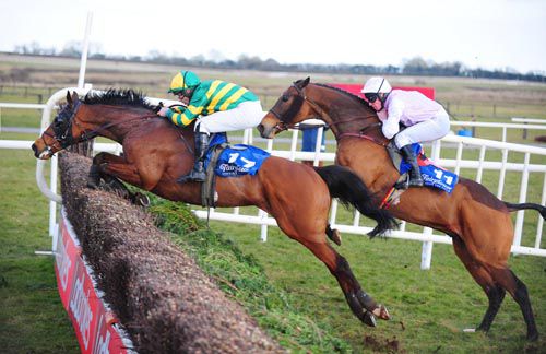 Sword Fish jumps right at the last, impeding Good Fella