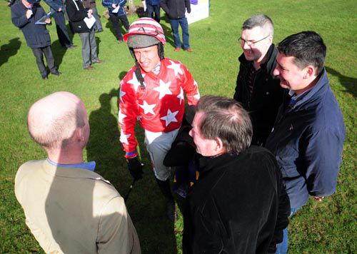 Robbie Power explains how he did it to connections afterwards