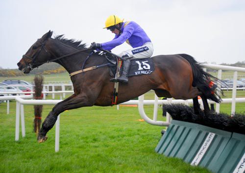 Alelchi Inois clears the last at Kilbeggan