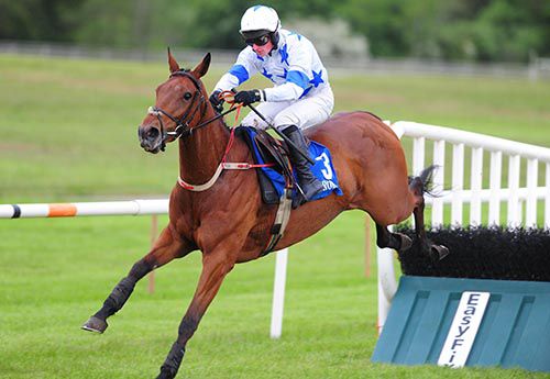 Norah Starr and Denis Hogan are clear over the last