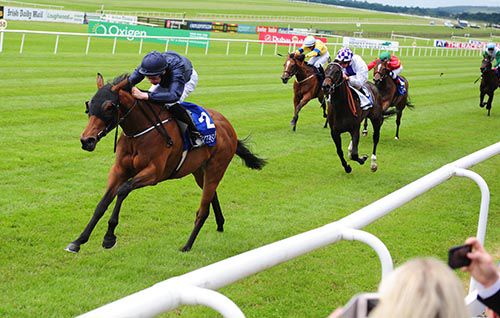 Bye Bye Birdie has her rivals well beaten off at the Curragh