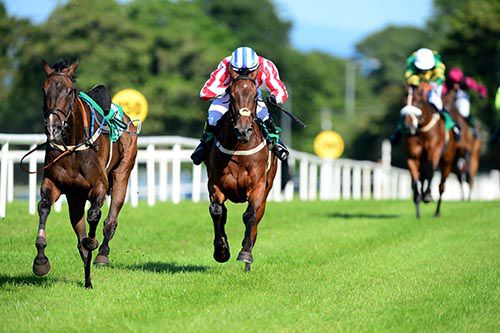 Some Officer is ridden out by Jonathon Burke, with the loose Intheolddays (slipped up) leading him home