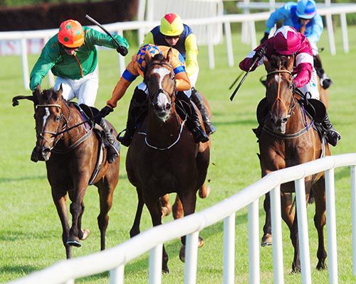 Digeanta, left, conquers all at Killarney