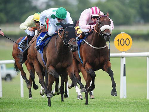 She's Not Simple (green & white) goes on from Cottrell