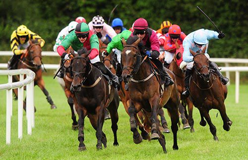 Ballyspellan Lad & Paddy Mangan (right) come to head Imperial Joey