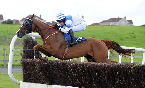 Baizically and Brian Hayes on the way to getting the job done with style at Tramore