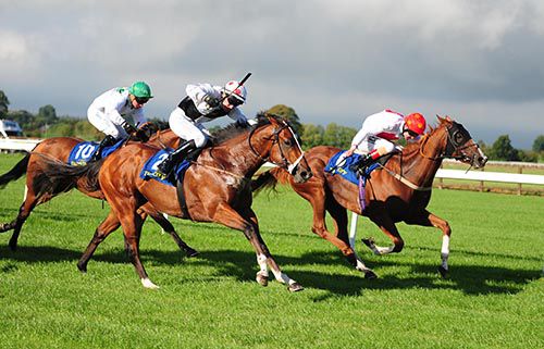 South Ring (inside) fends off the challenge of Red All Star