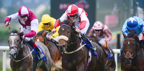 Captain Cullen (centre) scores for Colin and Gerry Keane