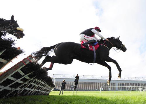 King Of Oriel and Davy Russell clear the last