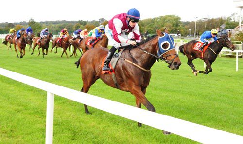 Enter The Red (Leigh Roche) comfortably beats Future Earner (far side)