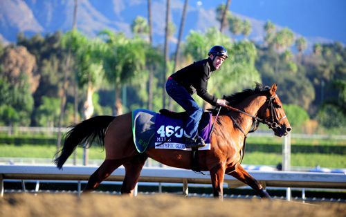 Olympic Glory under Richard Hughes at Santa Anita